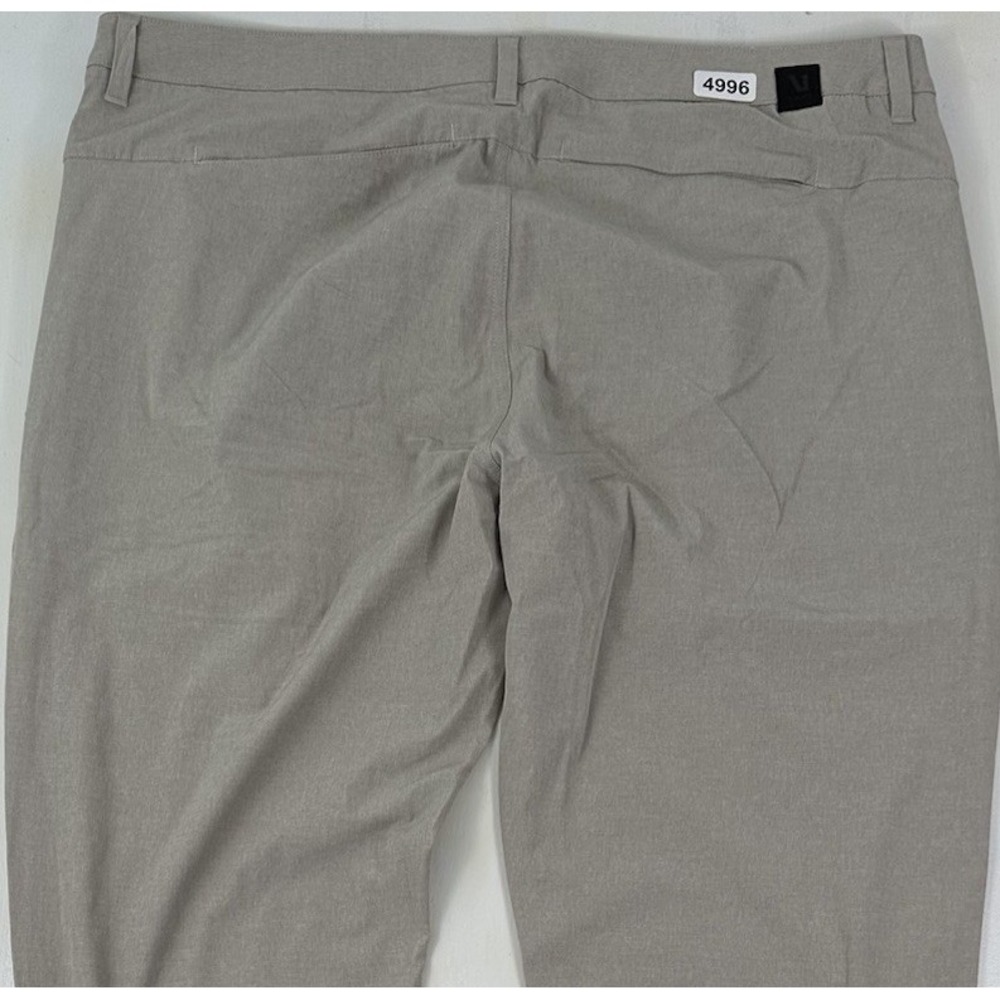 NEW Vuori Aim Pants Men‎ 38x32  Khaki Golf Performance Stretch Chino Taper Legs